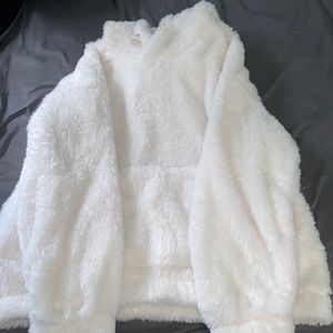 White hoodie